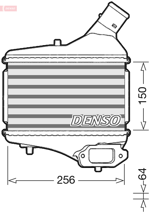 Interkoeler Denso DIT40010