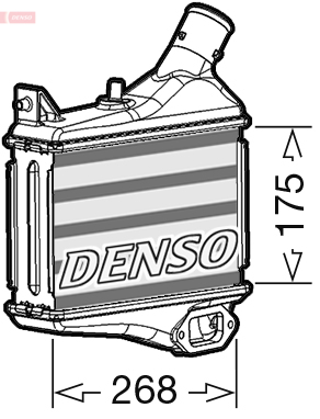 Interkoeler Denso DIT40011