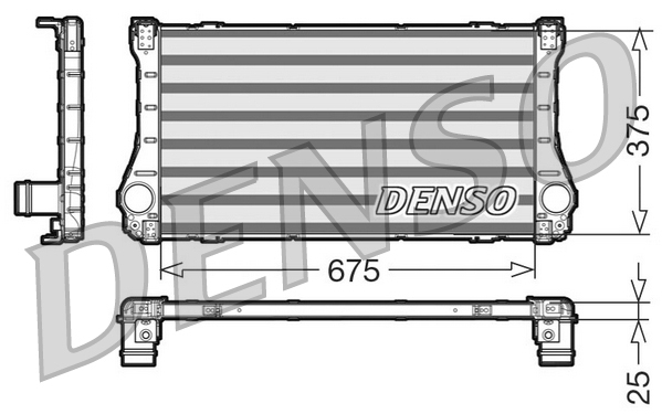 Interkoeler Denso DIT50002