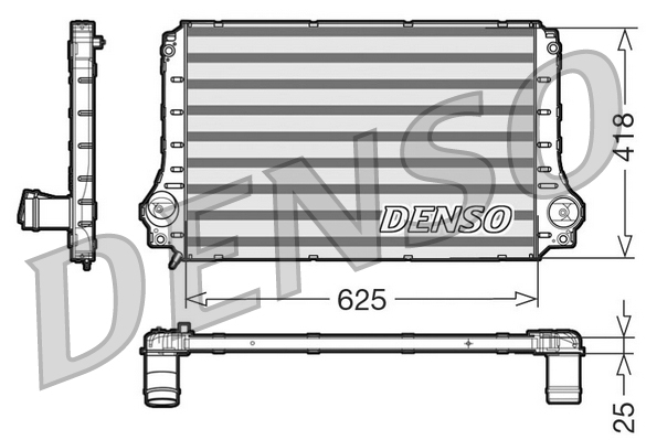 Interkoeler Denso DIT50003