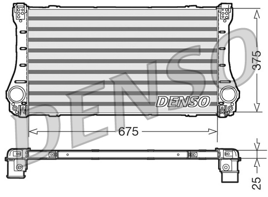 Interkoeler Denso DIT50005