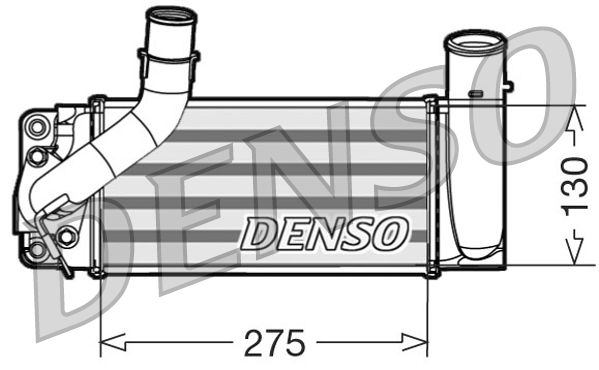 Interkoeler Denso DIT50007