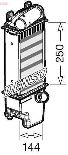 Interkoeler Denso DIT50013