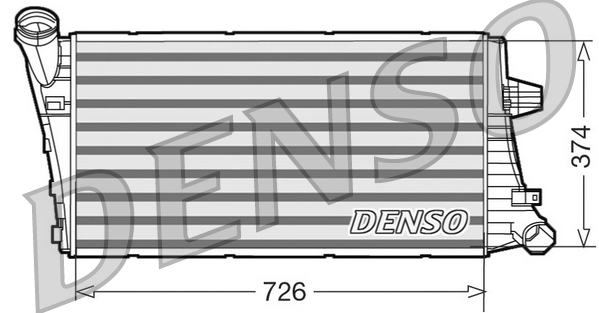 Interkoeler Denso DIT99020