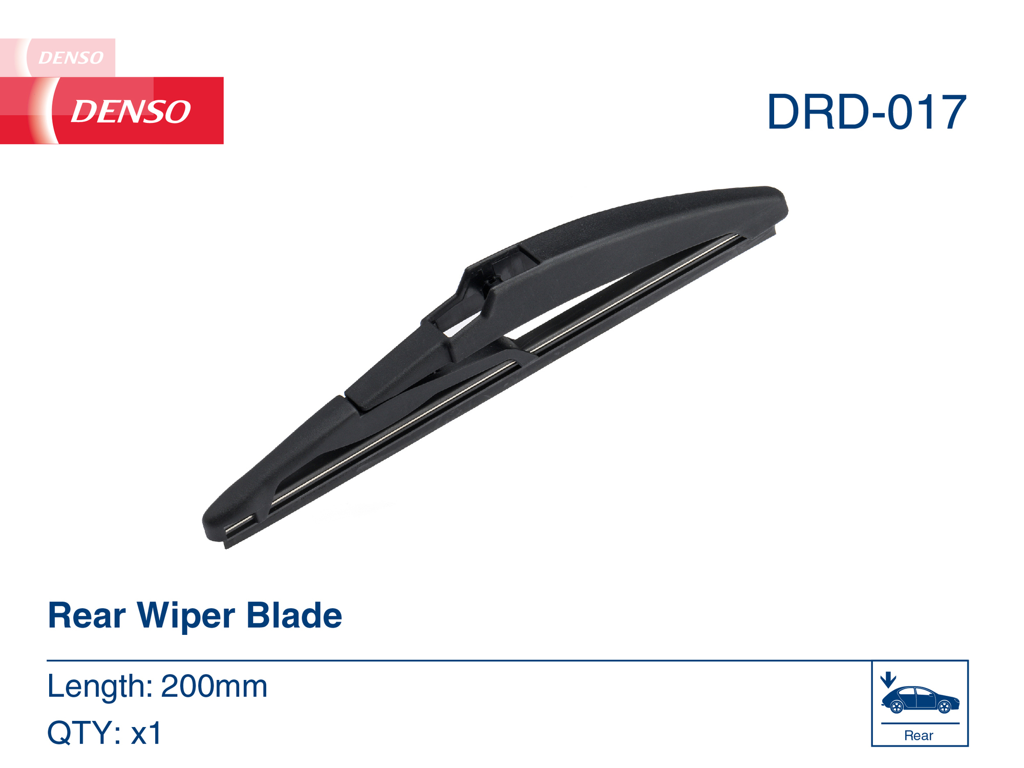 Denso Ruitenwisserblad DRD-017
