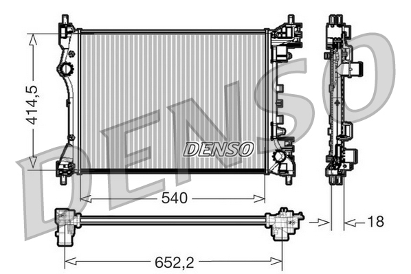 Radiateur Denso DRM01005