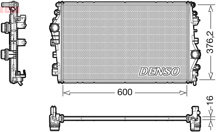 Radiateur Denso DRM01009