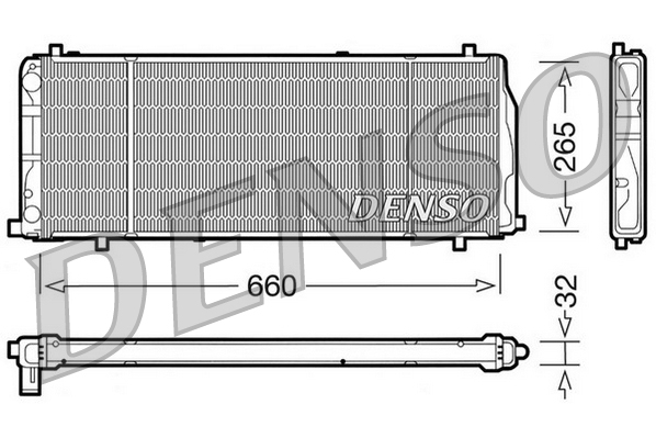 Radiateur Denso DRM02004