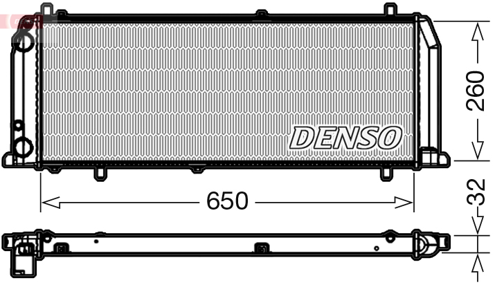 Radiateur Denso DRM02008