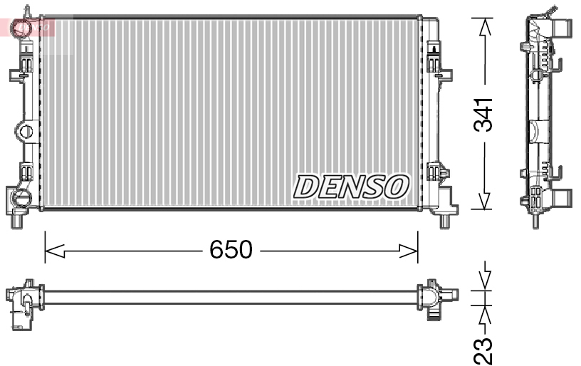 Radiateur Denso DRM02015