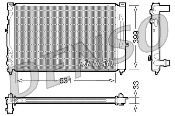 Radiateur Denso DRM02020