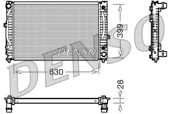 Radiateur Denso DRM02031