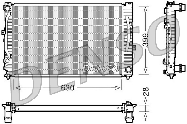 Radiateur Denso DRM02032