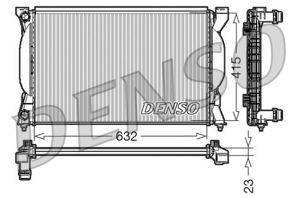 Radiateur Denso DRM02035