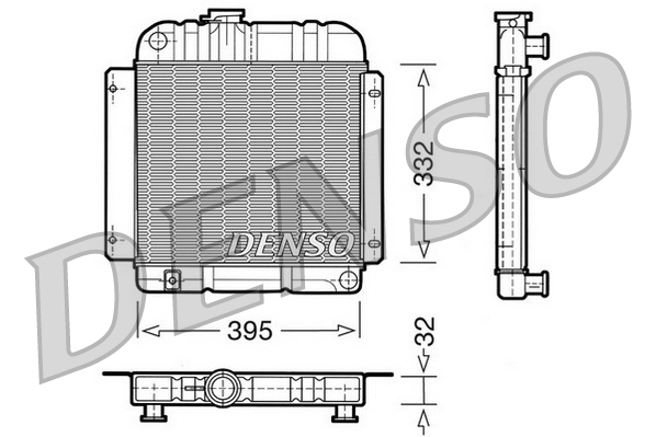 Radiateur Denso DRM05001