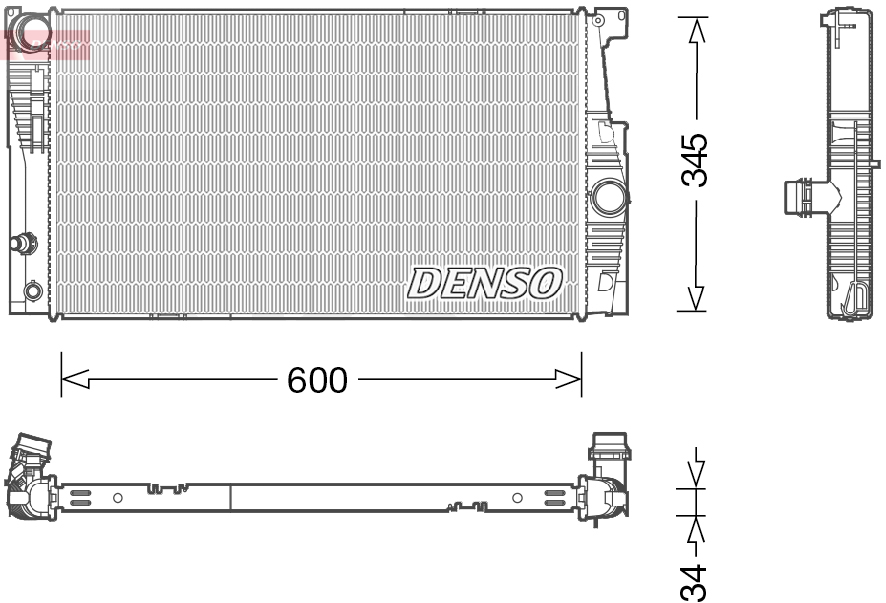 Radiateur Denso DRM05005