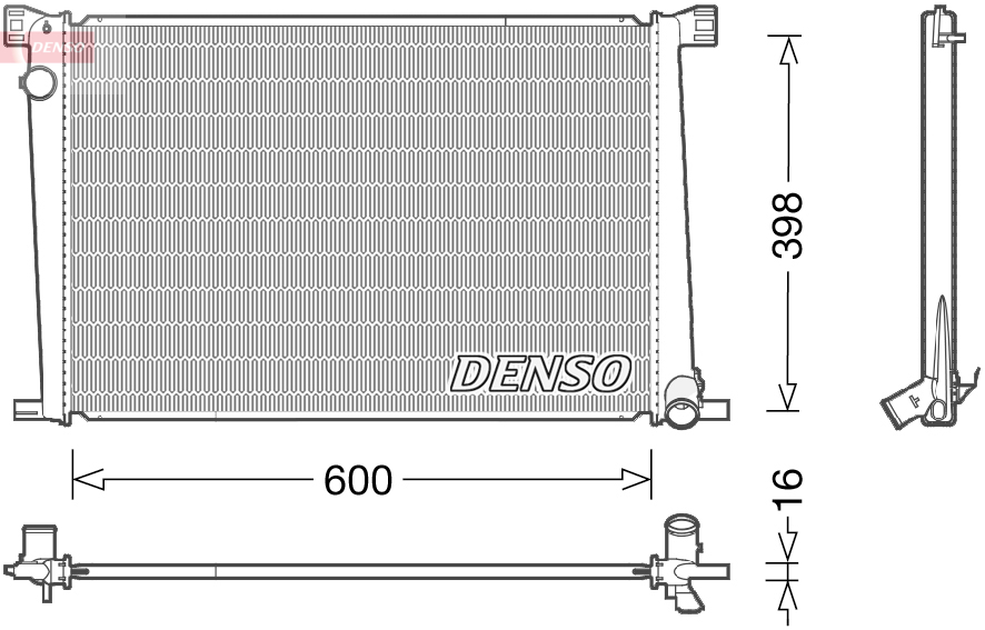 Radiateur Denso DRM05007