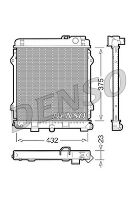 Radiateur Denso DRM05031