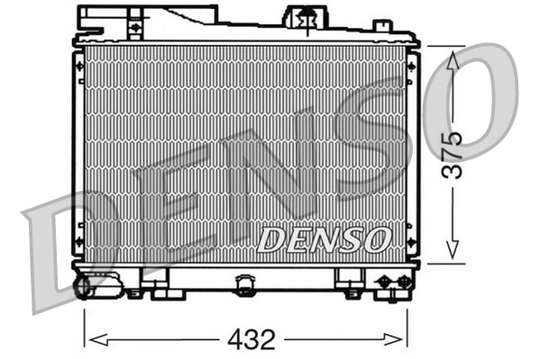 Radiateur Denso DRM05034