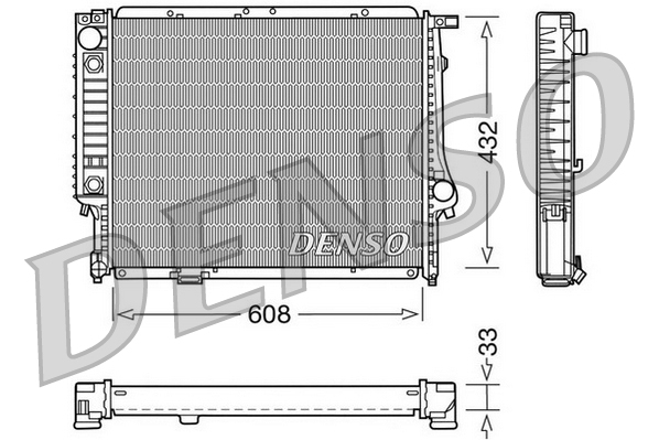 Radiateur Denso DRM05053