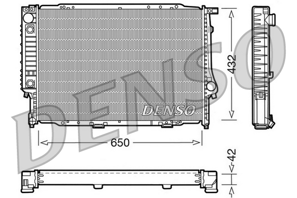 Radiateur Denso DRM05054