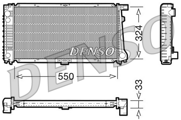 Radiateur Denso DRM05058