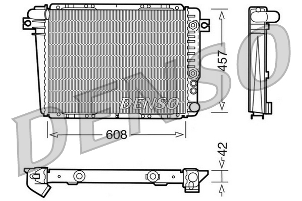 Radiateur Denso DRM05070