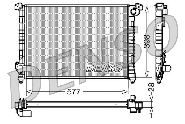 Radiateur Denso DRM05100