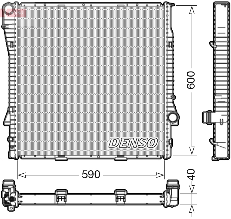 Radiateur Denso DRM05112