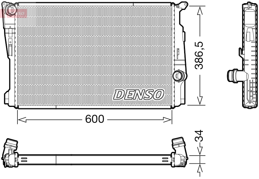 Radiateur Denso DRM05122