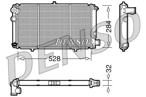 Radiateur Denso DRM07001