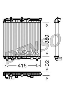 Radiateur Denso DRM07011