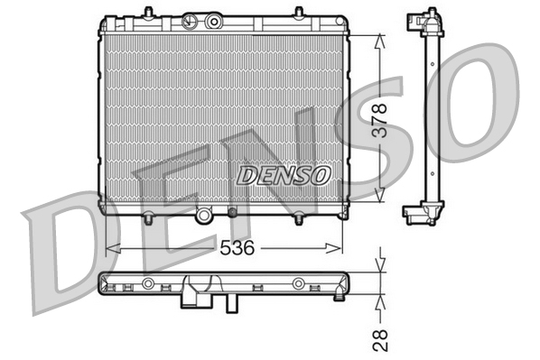 Radiateur Denso DRM07015