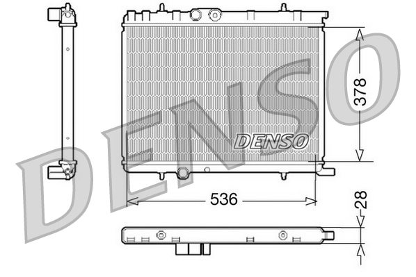 Radiateur Denso DRM07021