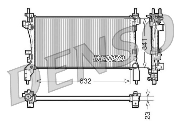 Radiateur Denso DRM07040