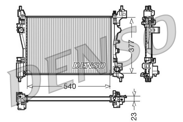 Radiateur Denso DRM07042