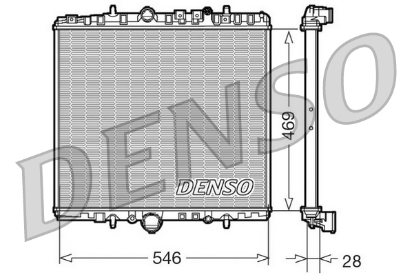 Radiateur Denso DRM07061