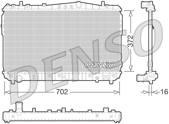 Radiateur Denso DRM08004