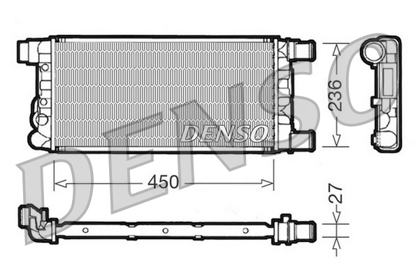 Radiateur Denso DRM09041