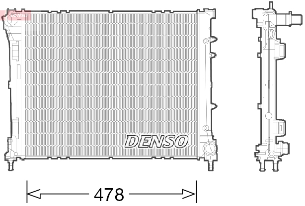 Radiateur Denso DRM09043