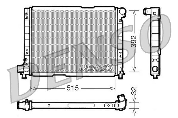 Radiateur Denso DRM09050