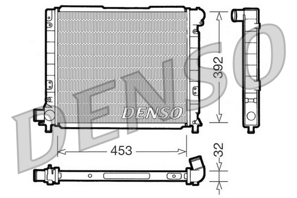 Radiateur Denso DRM09051