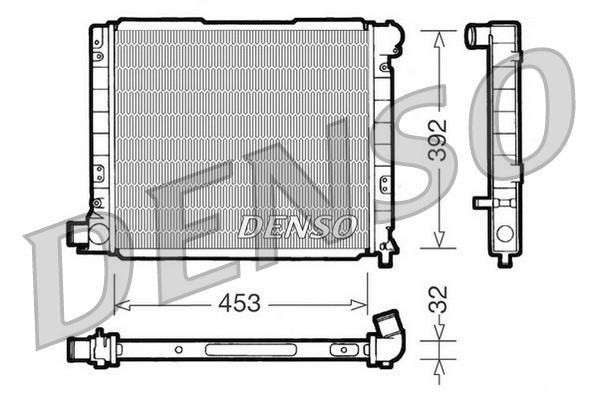 Radiateur Denso DRM09053