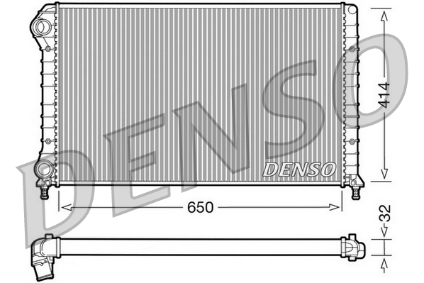 Radiateur Denso DRM09062