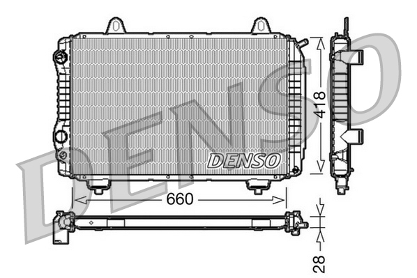 Radiateur Denso DRM09071