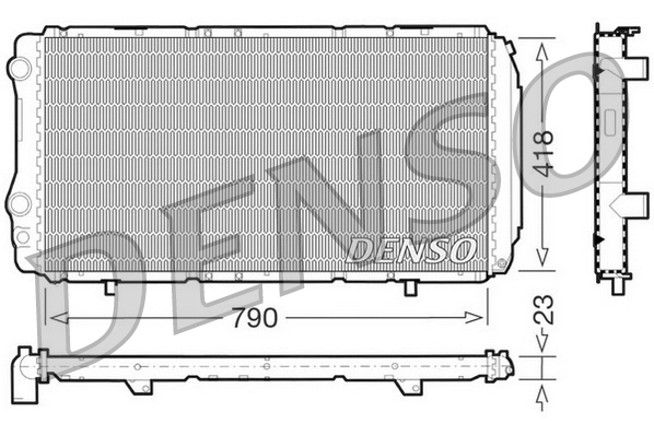 Radiateur Denso DRM09074