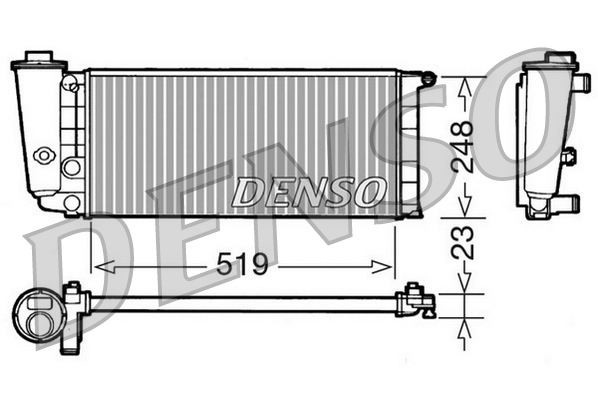 Radiateur Denso DRM09080