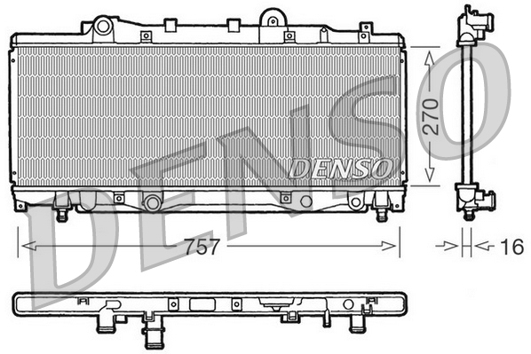 Radiateur Denso DRM09094