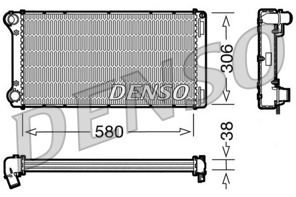 Radiateur Denso DRM09098