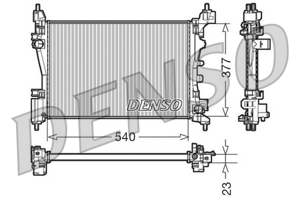 Radiateur Denso DRM09109